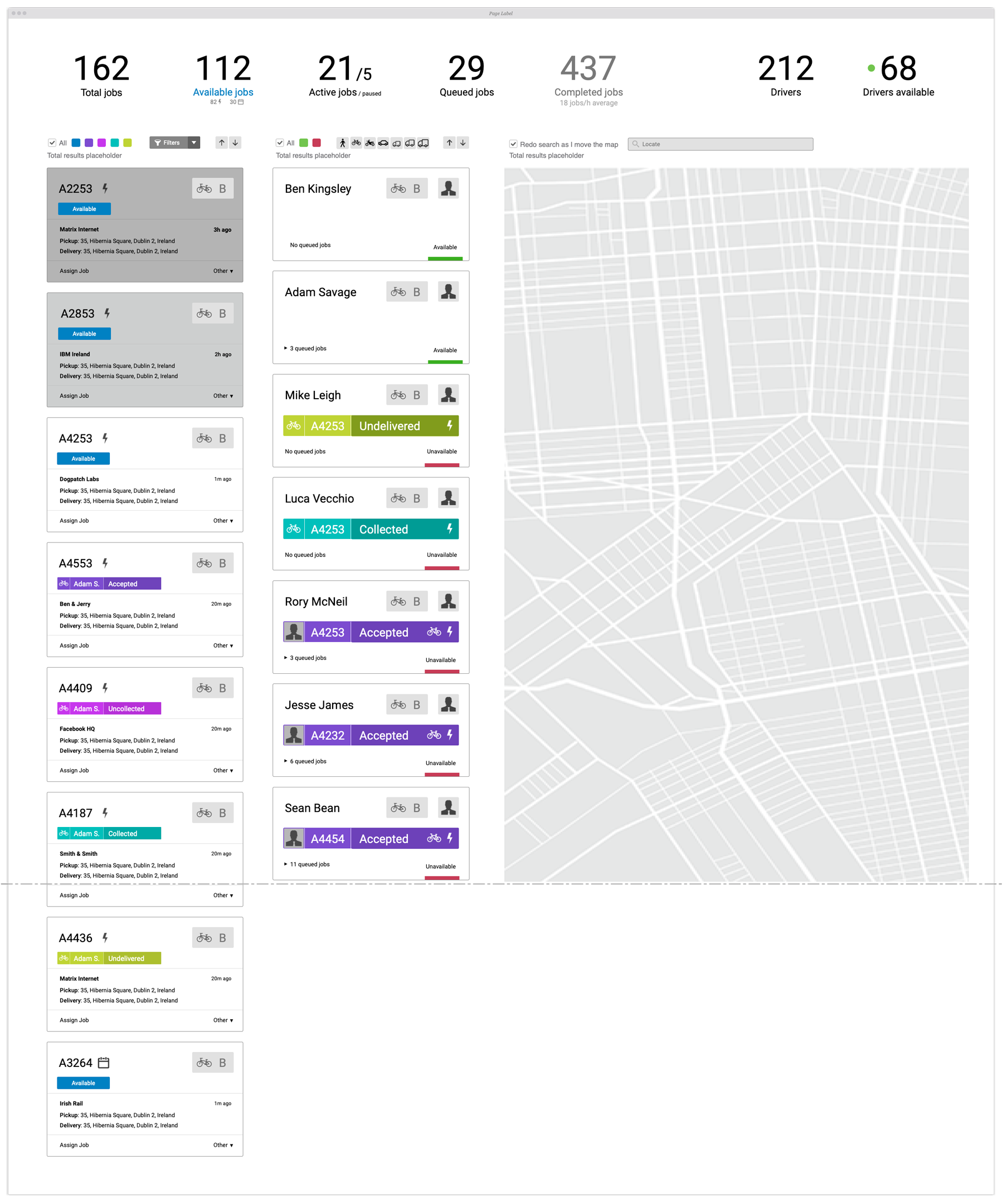 Dispatch Screen Case Study | Ricardo Lamego Design